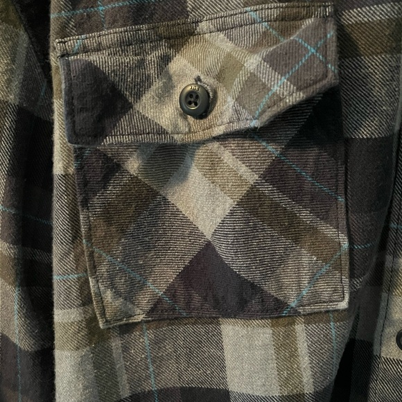 Fox Plaid Shirt with Black and Gray Accents - Picture 6 of 6